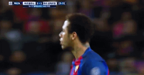  16/17시즌 챔피언스리그 캄프누의 기적.gif | 인스티즈