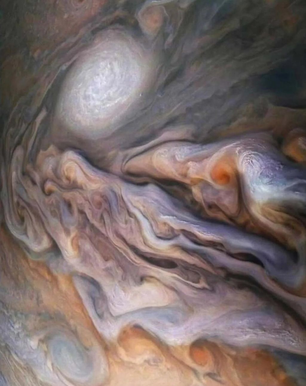 최근 NASA가 공개한 선명한 목성의 대기층 | 인스티즈