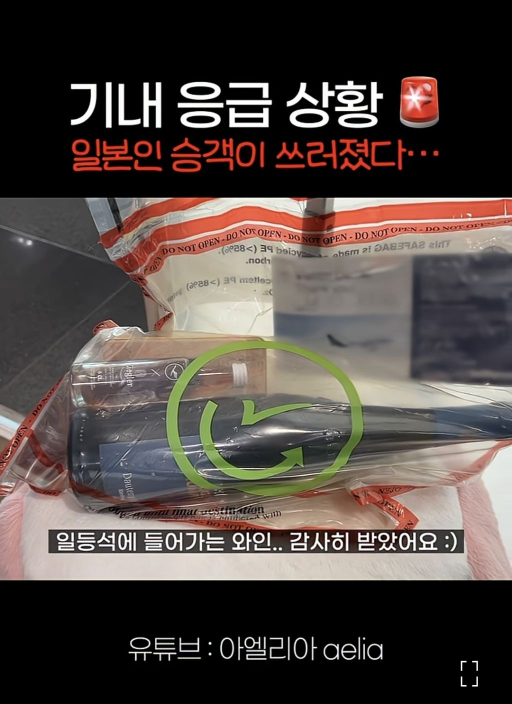 비행기에서 응급 상황인 승객을 위해 통역하고 승무원에게 받은것.jpeg | 인스티즈