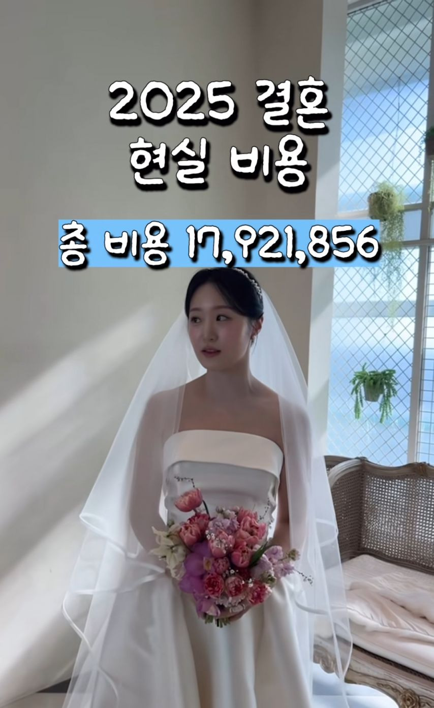 2025년 현실 결혼식 비용 | 인스티즈
