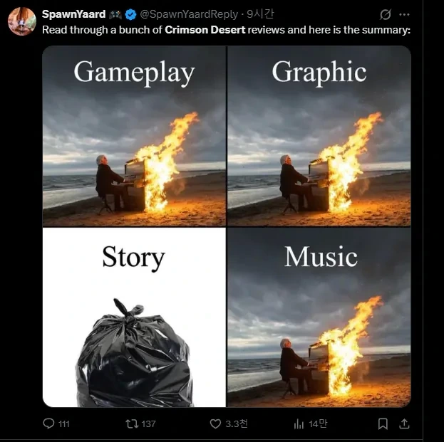 붉은사막 트위터 해외반응 .JPG | 인스티즈