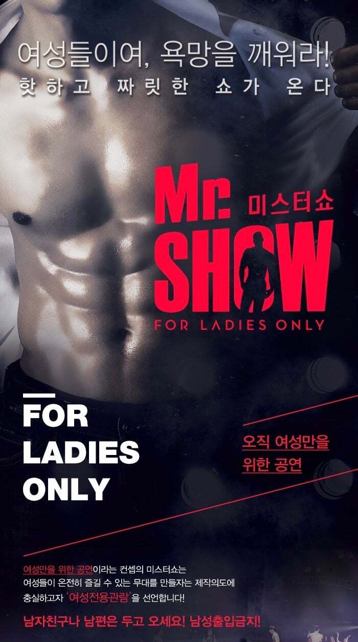 요즘 인기라는 만19세 이상 여성전용 공연 | 인스티즈