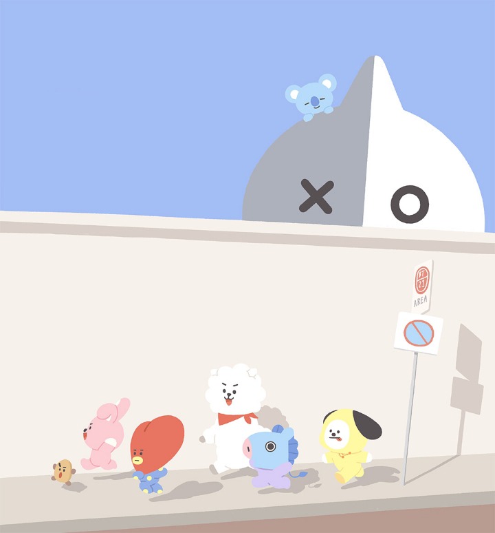 라인프렌즈 X 방탄소년단 콜라보 캐릭터 BT21 | 인스티즈