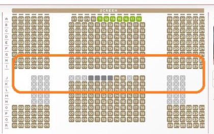 여러분이 가장 선호하는 영화관 자리는 어디인가요? | 인스티즈