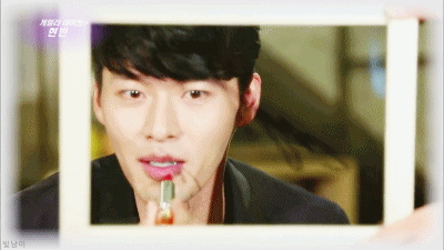 남자연예인들이 립스틱 바르는 방법.gif | 인스티즈