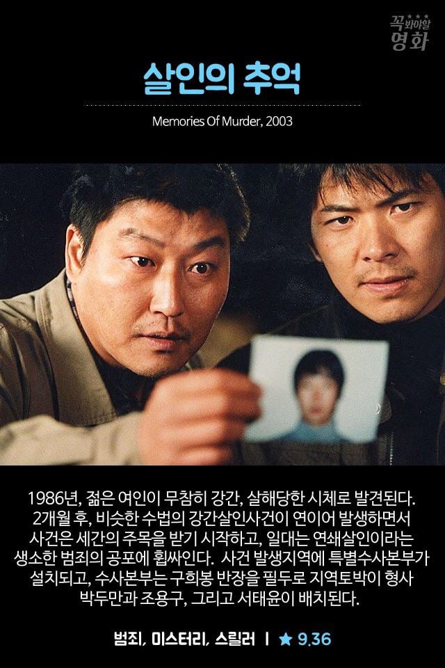 역대 평점순 명작 영화들 | 인스티즈