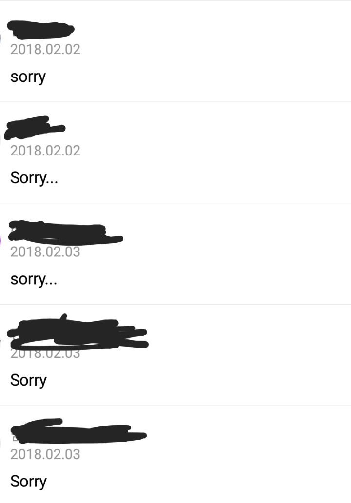 무서운 게시글엔 왜 꼭 댓글에 sorry... 도배 되는거야?? | 인스티즈