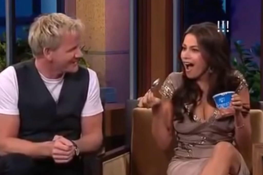 고든램지가 소피아 베르가라한테 토크쇼에서 한 행동들 .jpg | 인스티즈