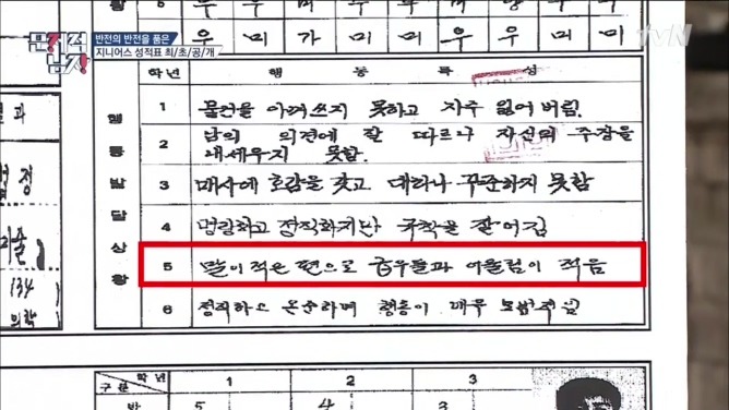 생각보다 의외인 홍진호와 장동민의 생활기록부 | 인스티즈