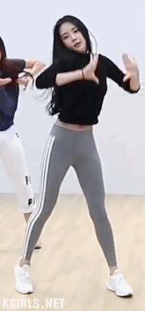 레깅스입고 1도없어 안무 연습하는 손나은.gif | 인스티즈