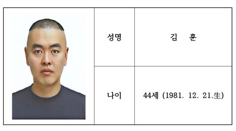 [1보] 남양주 스토킹 살인범 신상공개…44세 김훈 | 인스티즈