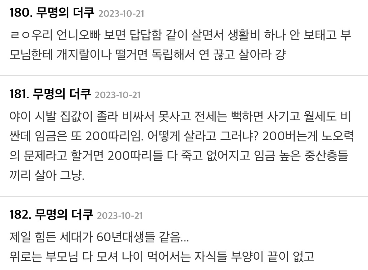 현재 한국 3040 캥거루족들과 5060 부모들 상태 | 인스티즈