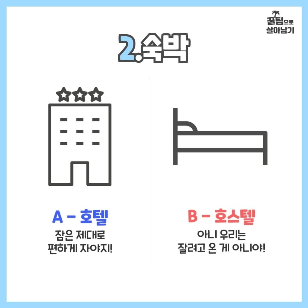 친구랑 여행 갈 때 하면 좋은 여행 성향 테스트.jpg | 인스티즈
