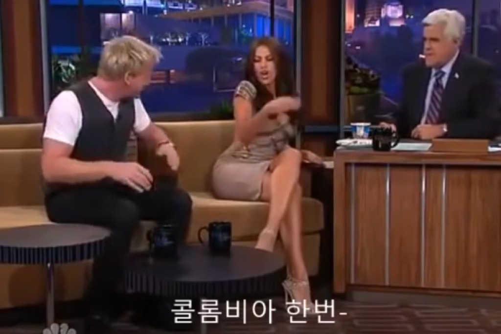 고든램지가 소피아 베르가라한테 토크쇼에서 한 행동들 .jpg | 인스티즈