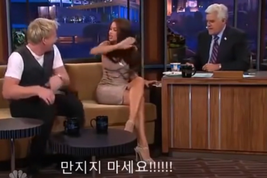 고든램지가 소피아 베르가라한테 토크쇼에서 한 행동들 .jpg | 인스티즈