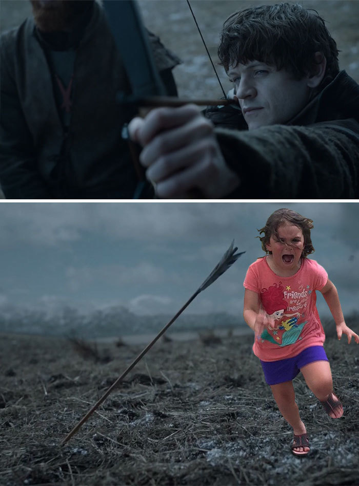 공작새가 무서워서 도망치는 아이 | 인스티즈