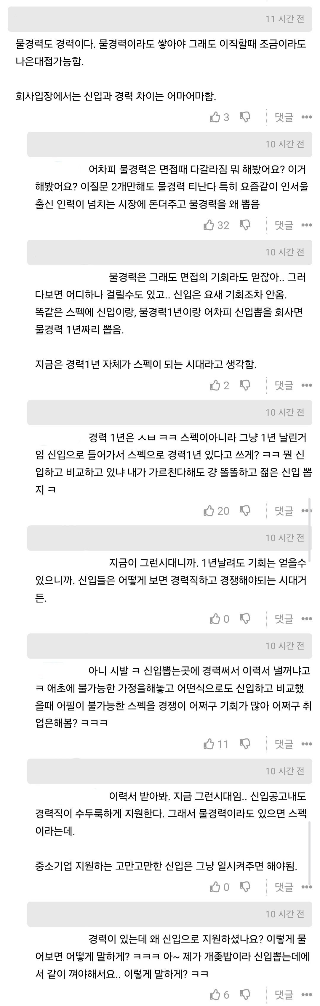 "중소기업가서 경력쌓고 시작해라"가 말도 안된다는 디시인 | 인스티즈