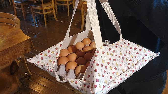 집에 굴러다니는 에코백을 리폼해서 만드는 계란한판가방.jpg | 인스티즈