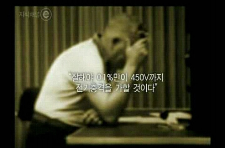 심리학의 10대 비윤리적 실험 3. 당신은 버튼을 누를 것인가 - 권위에 의한 인간 복종실험 | 인스티즈