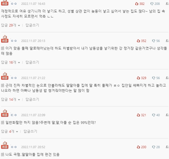 [네이트판] 딸-딸-아들 인 집 나만 싫은가 | 인스티즈