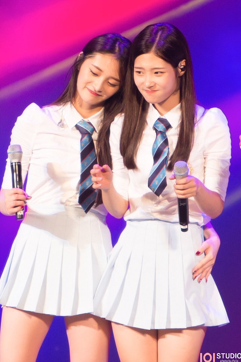 프로듀스때부터 내려오던 아이오아이 비주얼 3인방 | 인스티즈