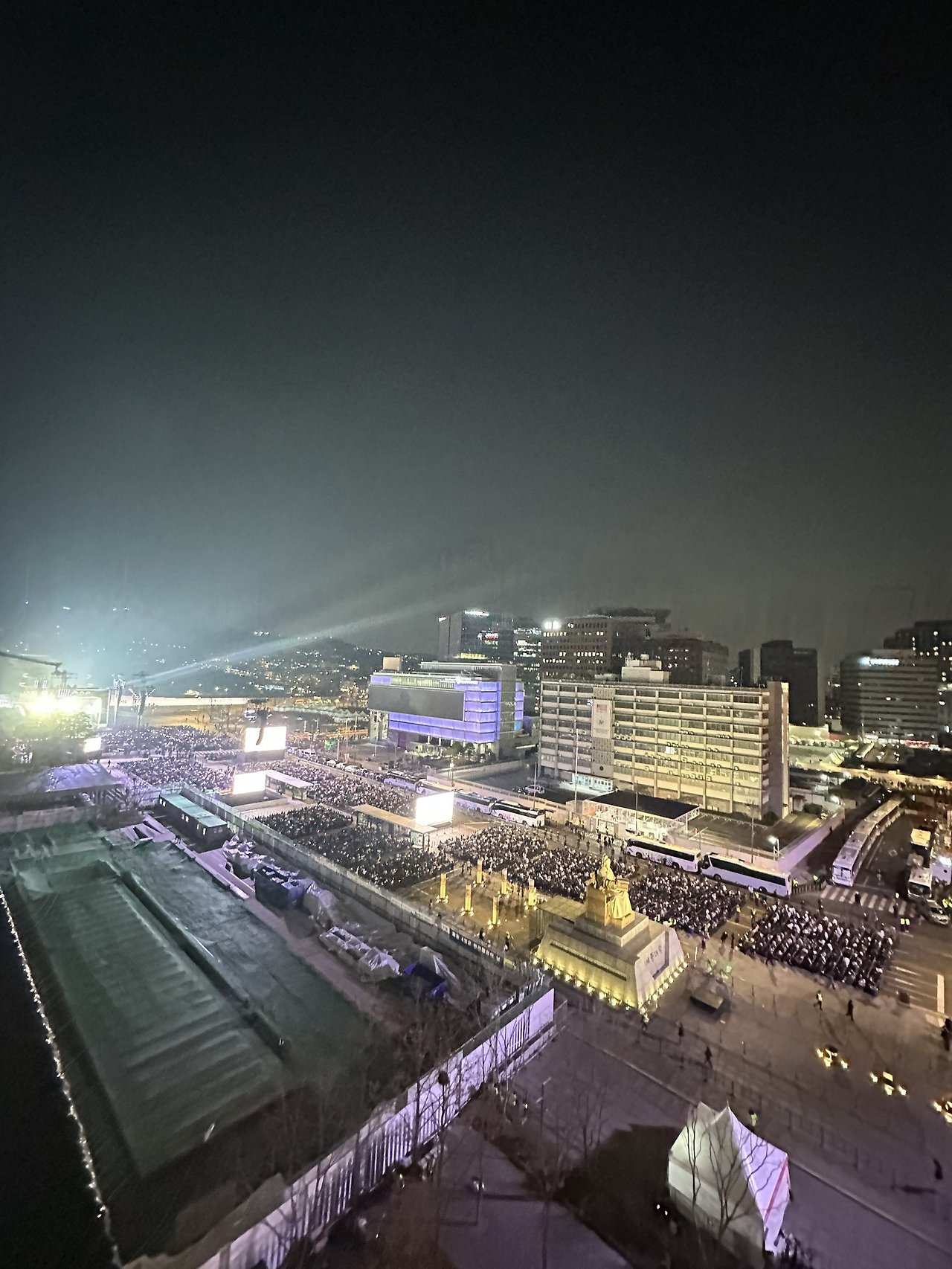 방탄 공연 실시간 옥상뷰 | 인스티즈