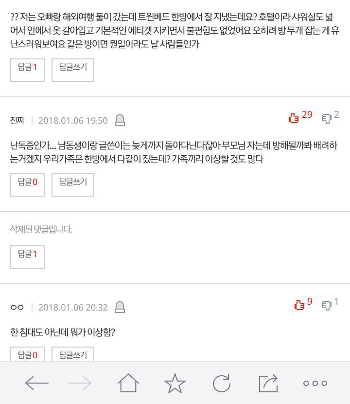 남동생이랑 같은방쓰면 이상한집인가요? | 인스티즈