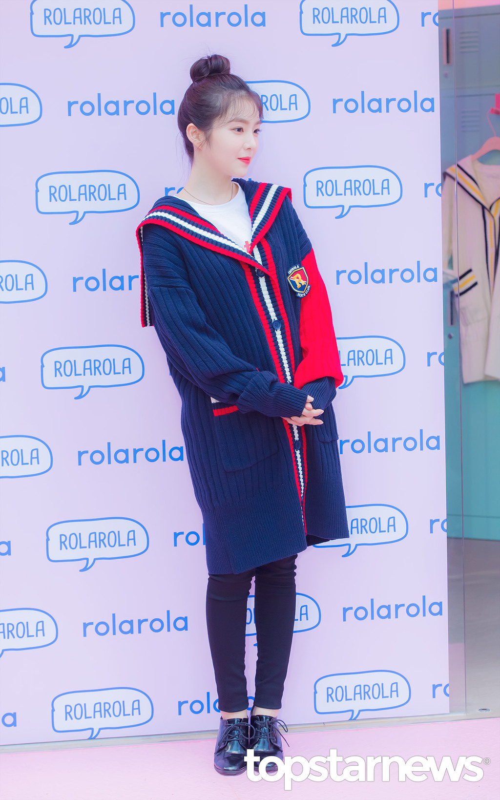 상당히 귀여운 똥머리 아이린.jpgif | 인스티즈