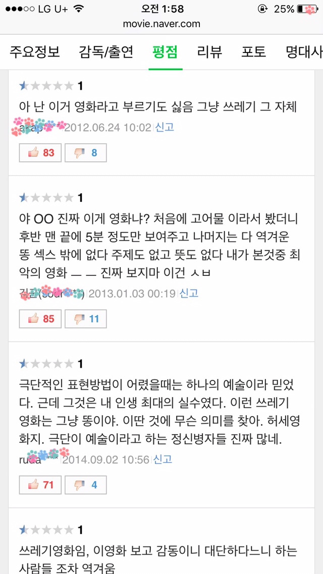 영화 하드코어 팬들에게 유명하다는 살로소돔의 120일 평점 | 인스티즈