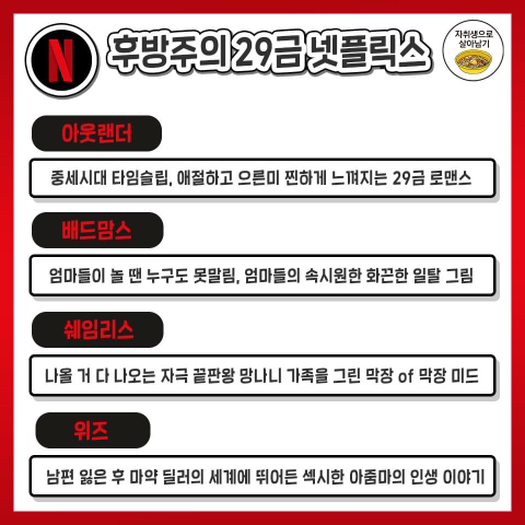 넷플릭스 29금 모음집 | 인스티즈