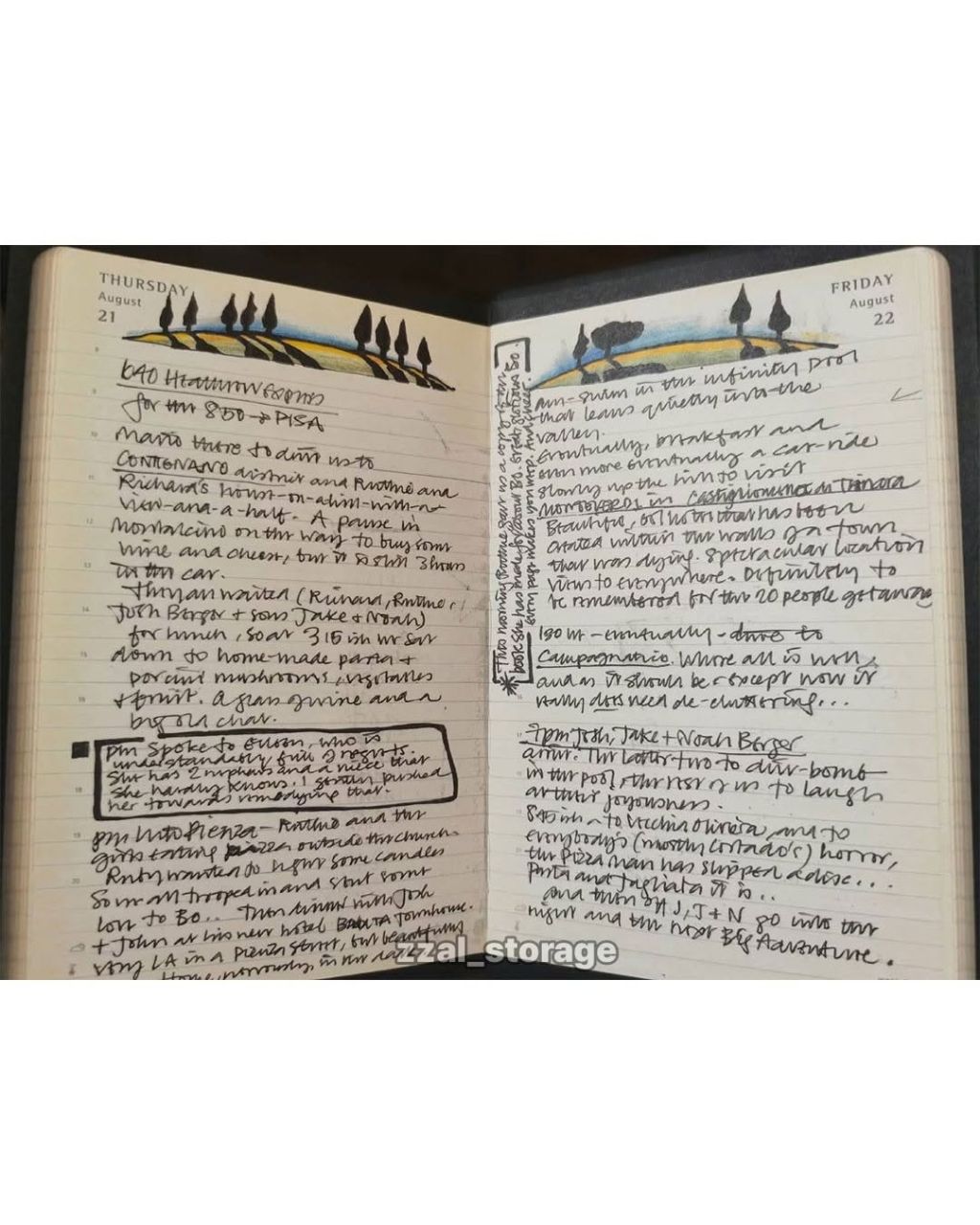 해리포터 스네이프역 알란 릭맨의 일기장 | 인스티즈