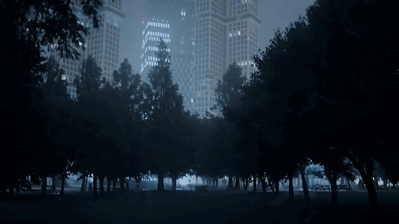 한 유튜버가 촬영하면서 정말 무서웠다는 새벽 2시 서울숲 풍경ㄷㄷ.gif | 인스티즈