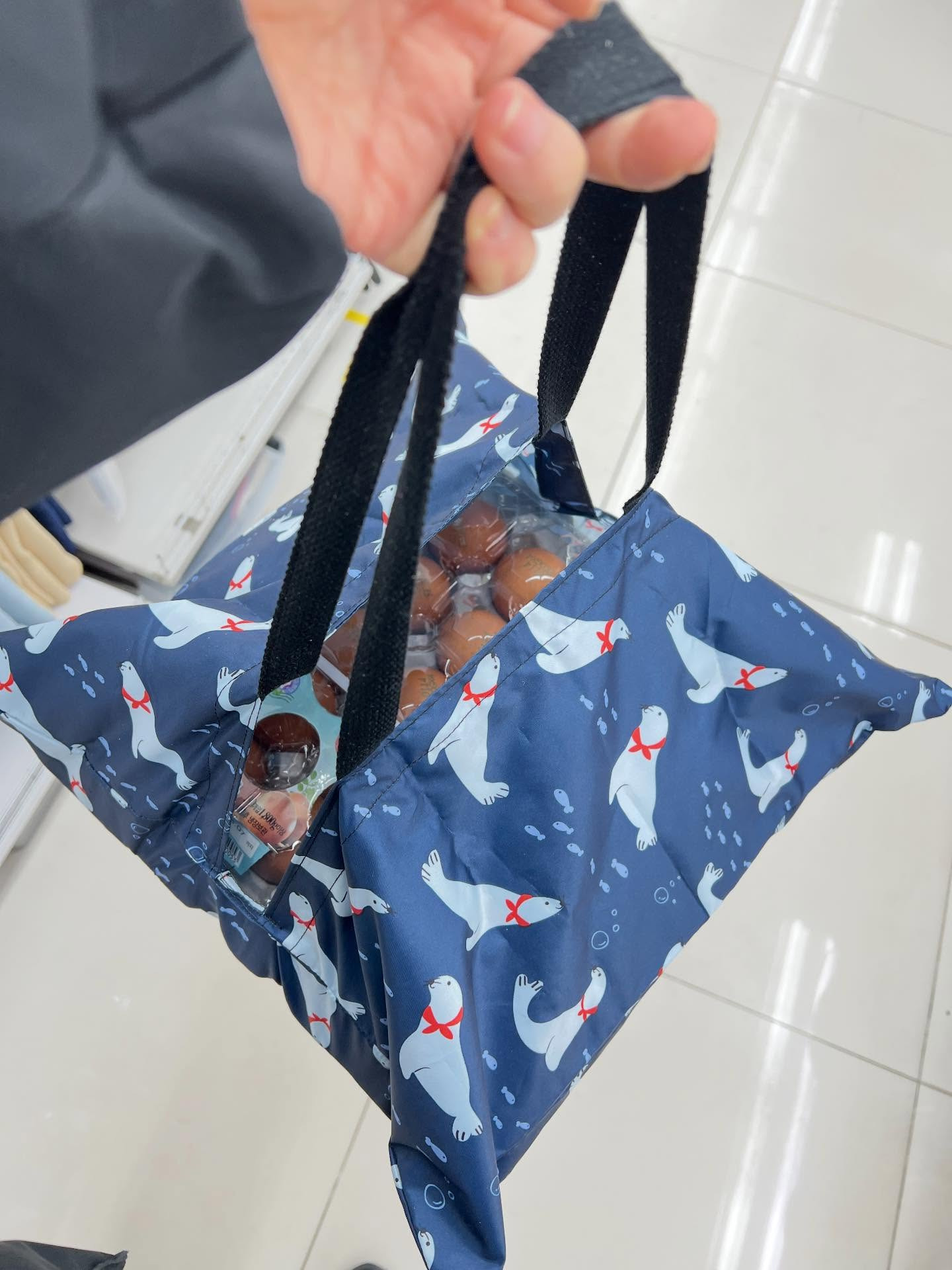 집에 굴러다니는 에코백을 리폼해서 만드는 계란한판가방.jpg | 인스티즈