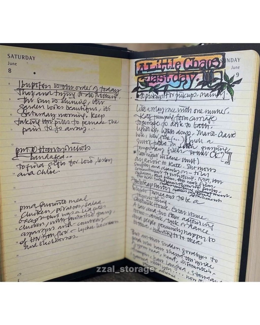 해리포터 스네이프역 알란 릭맨의 일기장 | 인스티즈