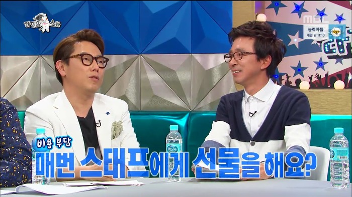 매번 스텝들에게 선물한다는 차태현이 프로듀사때만 선물 못한 이유.jpg | 인스티즈