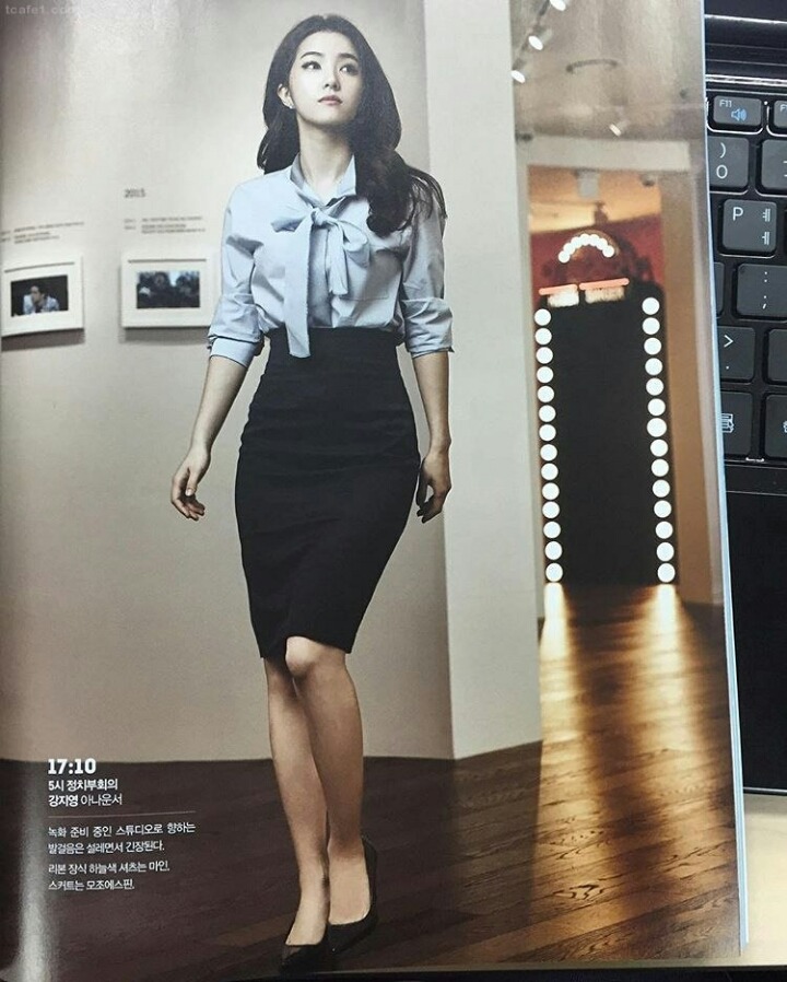 안경쓰기 전후 강지영 아나운서 | 인스티즈