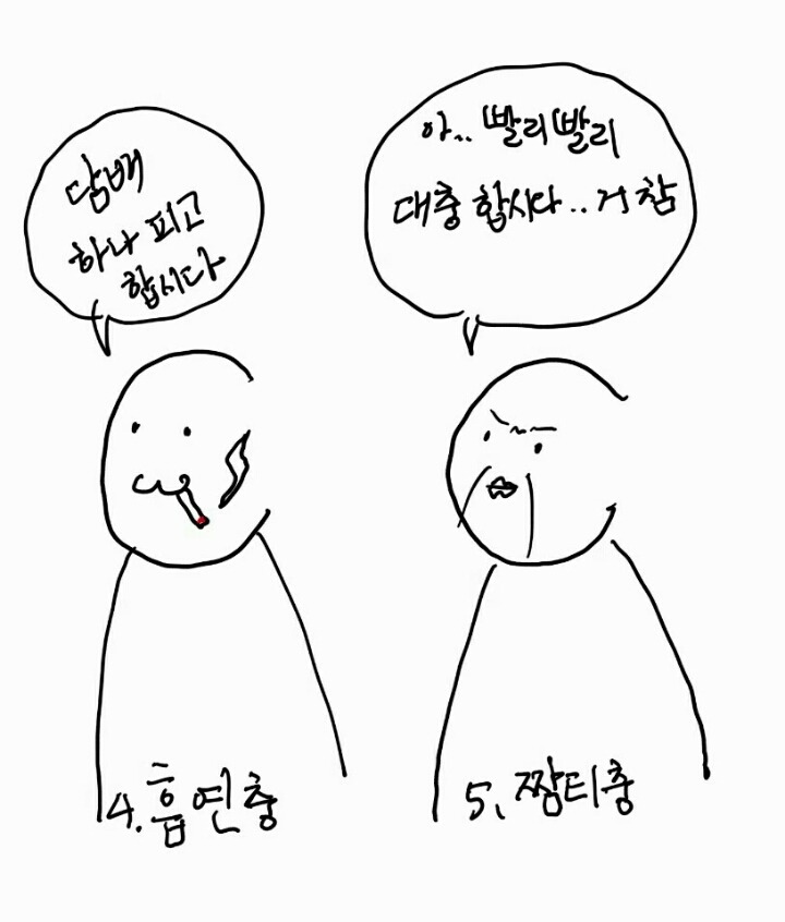 예비군 훈련장에 가면 볼수있는 유형들 | 인스티즈