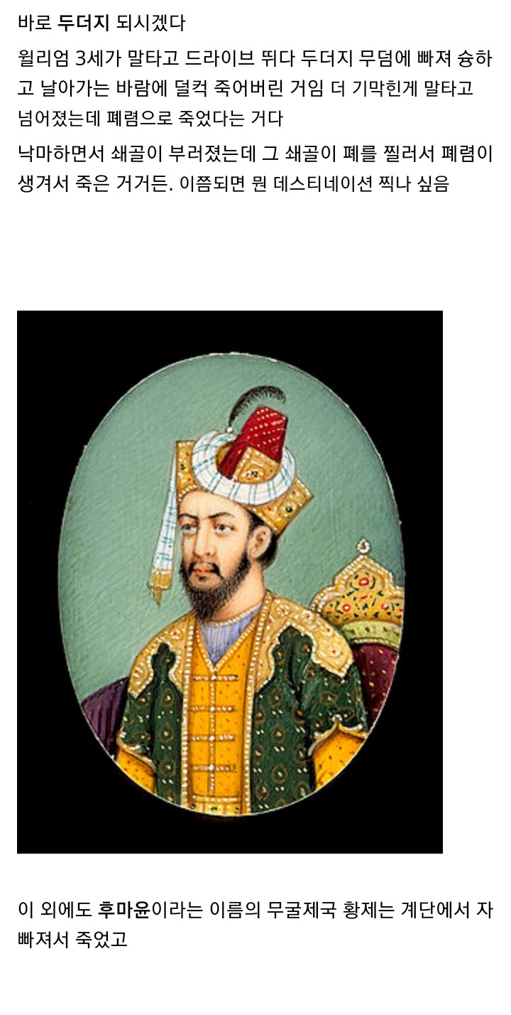 왕들의 기괴한 사망 원인.jpg | 인스티즈