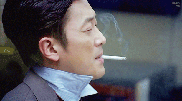 흡연자들 담배 땡기게 하는 더 테러 라이브 하정우 흡연씬.gif | 인스티즈