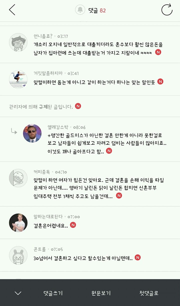 결혼은 여자에게 손해라는 글을 본 한국 남자들 반응.jpg | 인스티즈