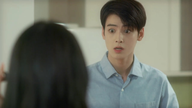 [마이로맨틱썸레시피] 모쏠 여주가 차은우 입간판과 사랑에 빠지는 웹드 2화 | 인스티즈