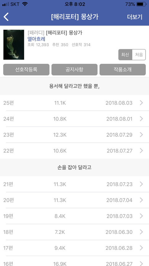 조아라 해리포터 패러디 처돌이가 쓰는 추천글 | 인스티즈