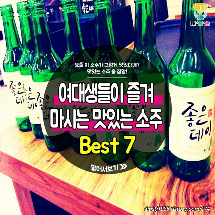여대생들이 즐겨마시는 맛있는 소주Best7 | 인스티즈