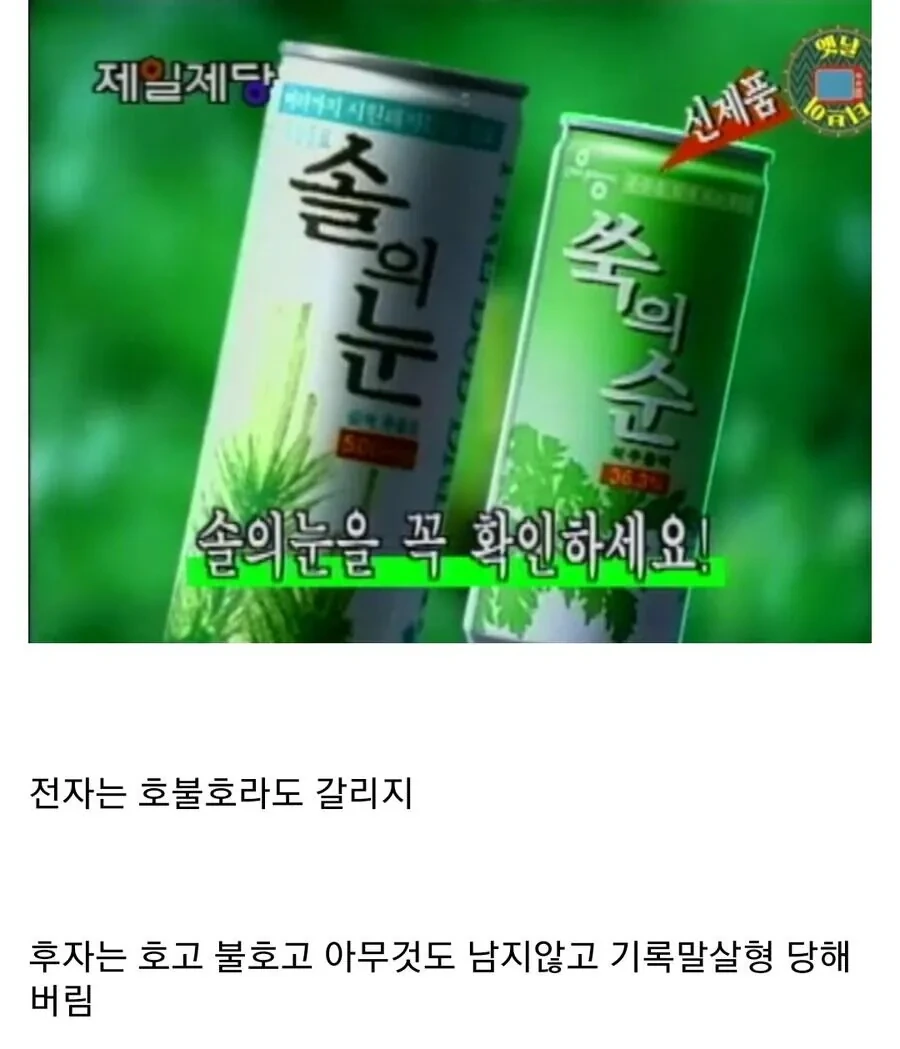 솔의눈 정도면 성공한 음료수 | 인스티즈