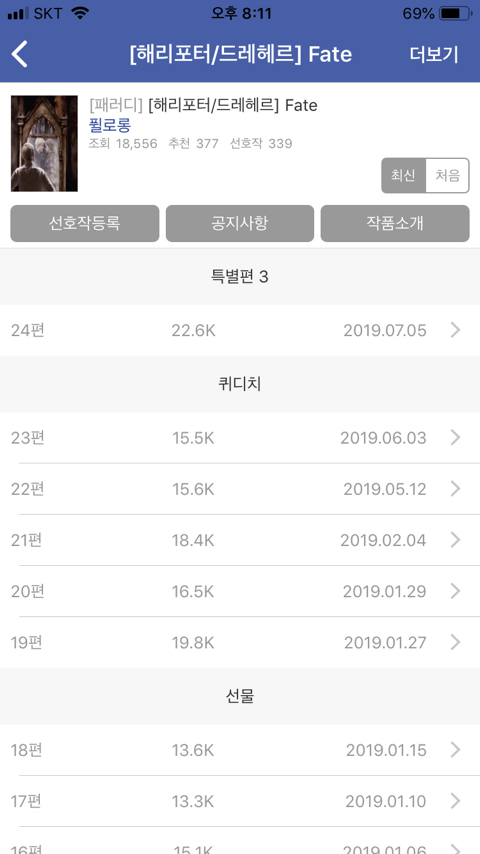조아라 해리포터 패러디 처돌이가 쓰는 추천글 | 인스티즈