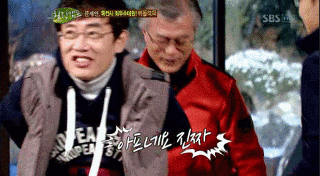 120109 (문재인) 힐링캠프 벽돌격파 도전!!!!.gif | 인스티즈