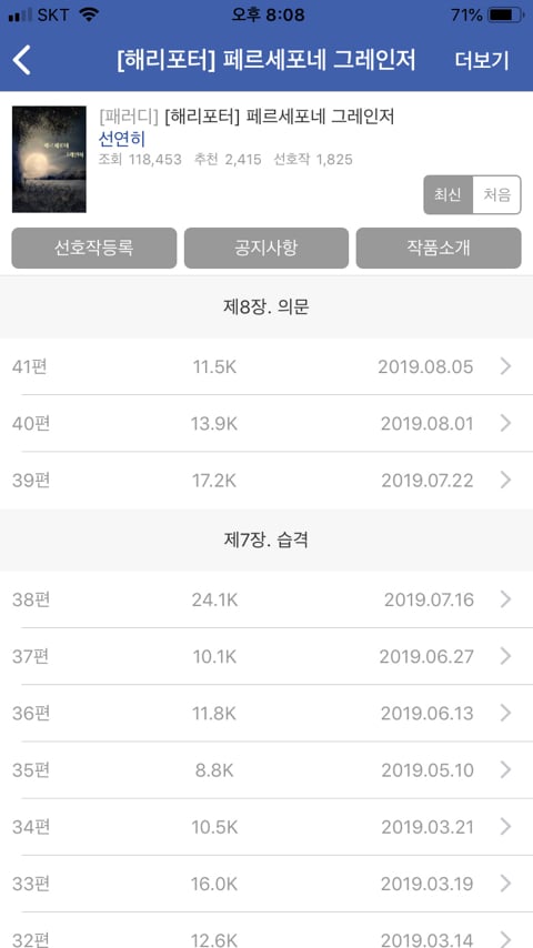 조아라 해리포터 패러디 처돌이가 쓰는 추천글 | 인스티즈