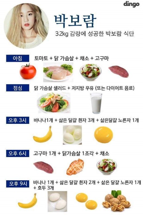 성공한 여자연예인 다이어트 식단 | 인스티즈