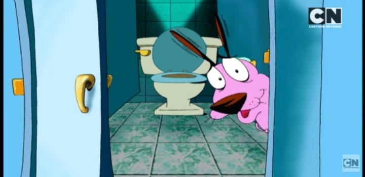 겁쟁이 강아지 커리지 대머리 치료약 - 1 약간 징그러움 | 인스티즈