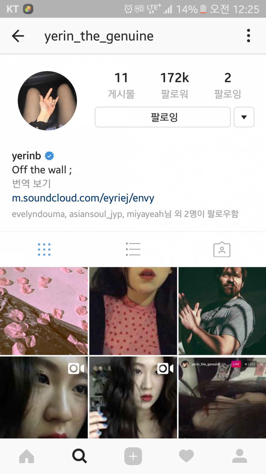 WWE 광팬인 백예린 인스타 ㄷㄷㄷㄷㄷ.jpg | 인스티즈